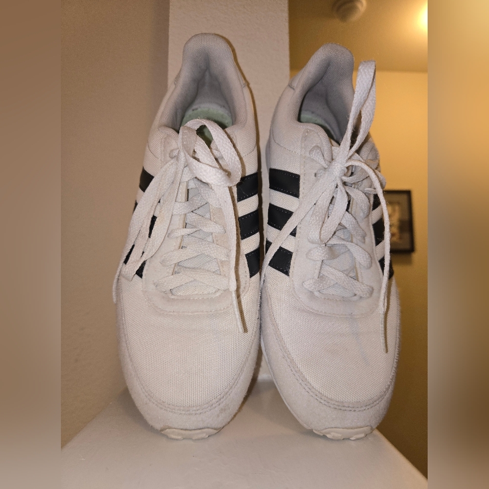 Adidas White Black Running Racer Women’s Sneakers shoes